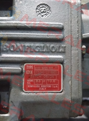 A102 NH25 P80 Bonfiglioli