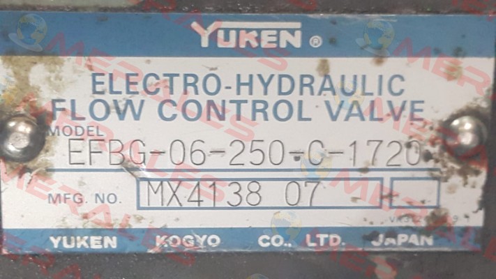 EFBG-06250-0-1720 Yuken