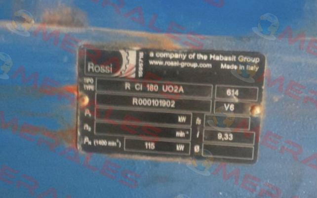 RCI 180  U 02 A/9.33 F.O..V6 Rossi