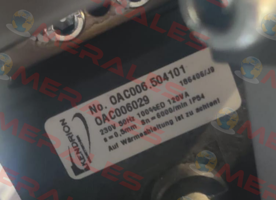 OAC06.504101 (stock code OAC0060294) Kendrion