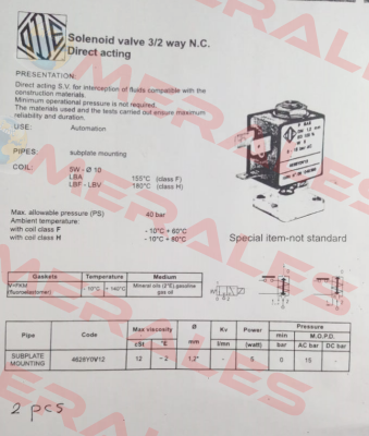 OD 4628Y0V12 220VAC Ode