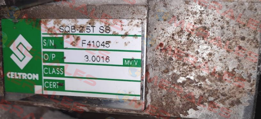 SQB-2,5T SS S/N:F41045 old code,new code 00SQB-02T5-F0-00F Celtron