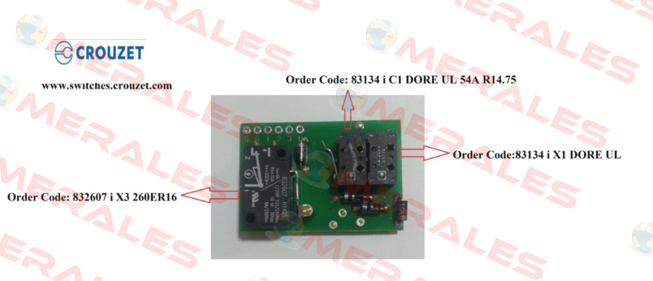 832607 i X3 260ER16 Crouzet