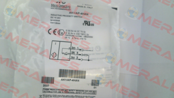 AK1/AP-4HAN Micro Detectors / Diell (now Datasensing)