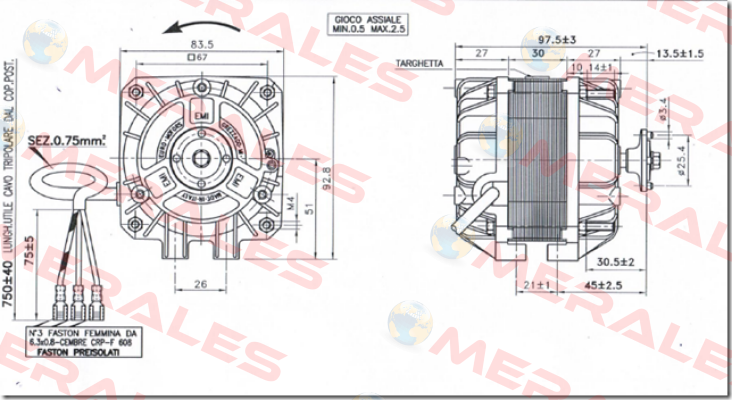 82E-3016/45 Euro Motors Italia