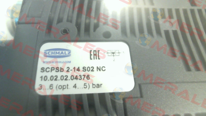 P/N: 10.02.02.04376, Type: SCPSb 2-14 S02 NC Schmalz