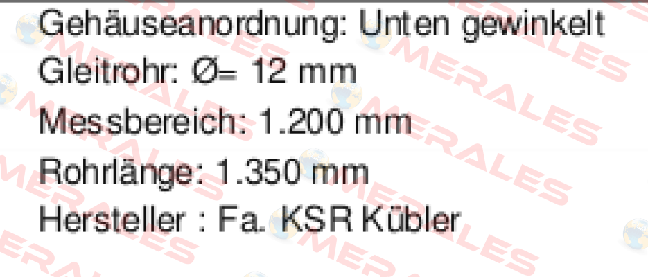 FFG-BP.20H3OD-DTK48-1200 (10158832) Ksr Kuebler