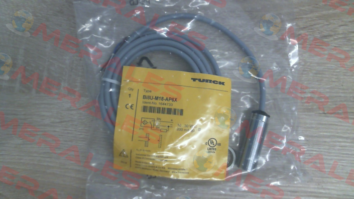p/n: 1644733, Type: BI8U-M18-AP6X Turck