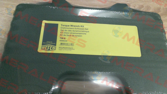 P/N: 4666034 Type: TW-8 Refco