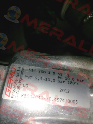 88004046 - 514 25D 1 9 51 1 Gemü