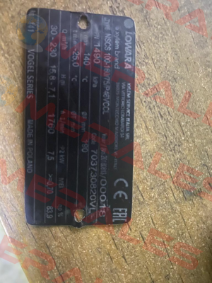 NSCS 100-160/75/P46VCCL Lowara