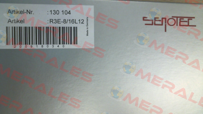 P/N: 130 104 Type: R3E-8/16L12 Senotec