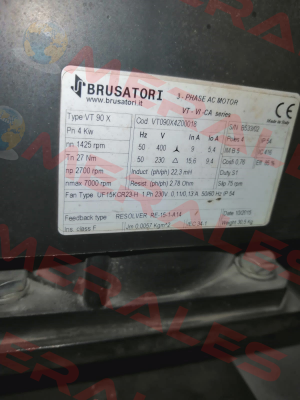 VT090X4Z00018 old code, new code VT090X4Z00063 Brusatori