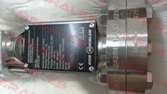 BNA-25/16/C-MG-M1.400-V60x2-MRA-ZVSS 200 Ksr Kuebler