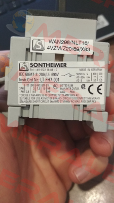 WAN298/NLT16/4VZM/Z20/69/X83 Sontheimer