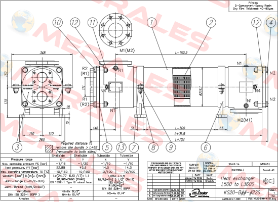 KS20-BCN-420S L1800 HS Cooler