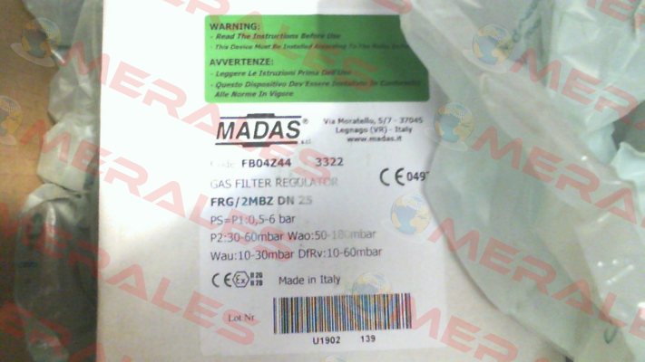 FB04Z44 3322 Madas