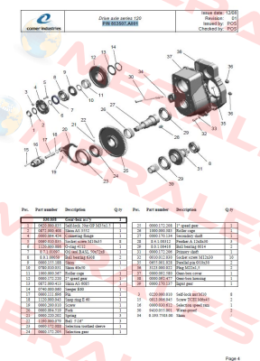 (9901300) 0780010031  Comer Industries
