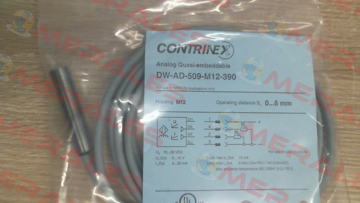 320-020-103 / DW-AD-509-M12-390 Contrinex