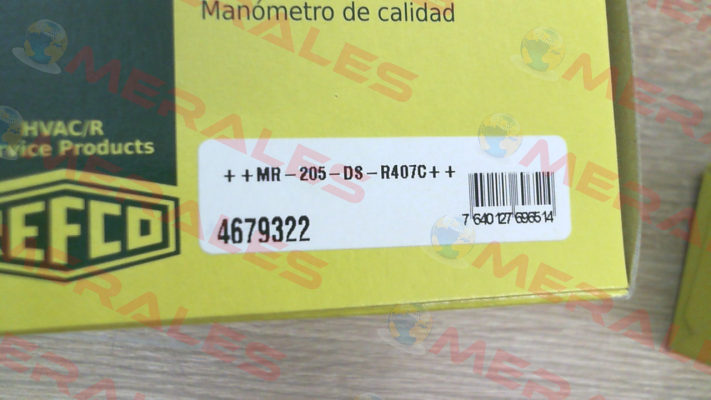 p/n: 4679322, Type: ++MR-205-DS-R407C++ Refco