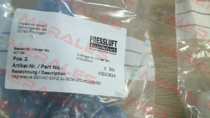 coil for SCM-370-PC06B(B2) Hoerbiger
