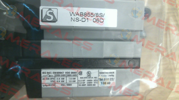 WAB855/8S/NS-D1 Sontheimer