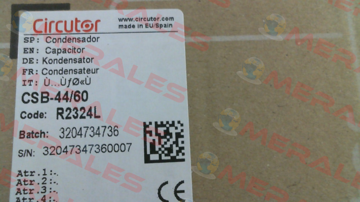 R2324L CSB-44/60 Circutor