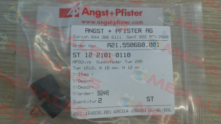 12.2101.0110 Angst-Pfister