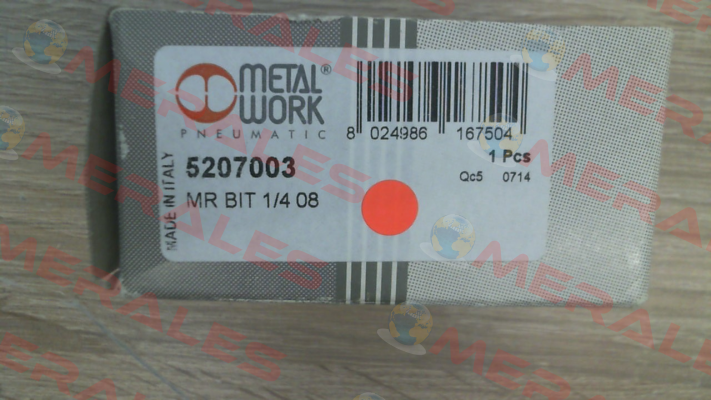 p/n: 5207003; Type: MR BIT 1/4 08 Metal Work