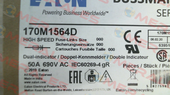 170M1564D BUSSMANN / EATON