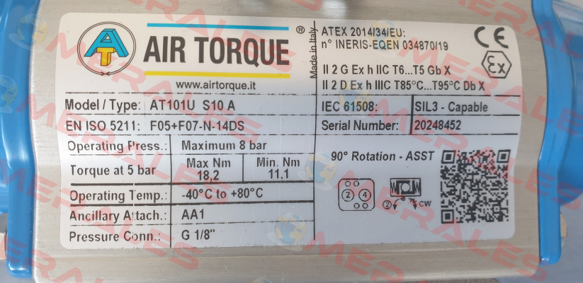 AT101U S10 A (F05+F07-N-14DS) Air Torque