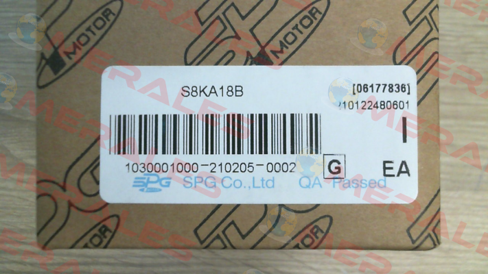 S8I25GX-TCE + SPG S8KA18B Spg Motor