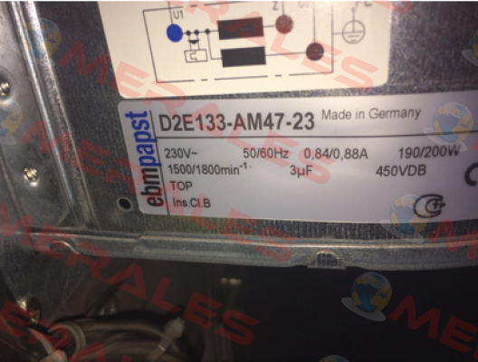 D2E133-AM47-23 EBM Papst