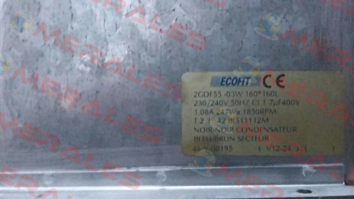 2GDF55-03W 160*160L Ecofit