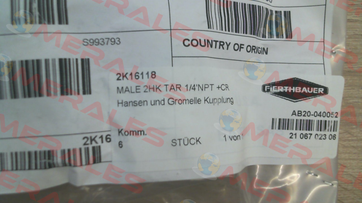 2K16118 Hansen