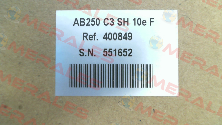 P/N: 400849, Type: AB250 C3 SH 10e F Scaime
