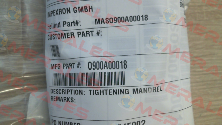 0900A00018 same as 900A00018 Masterfix