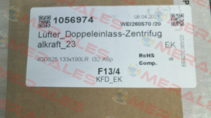 4GDS25 133x190LR I32-A9p /1056974 Ecofit