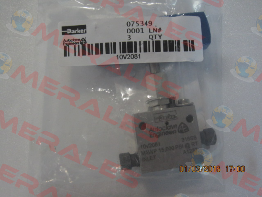 10V2081 Autoclave Engineers (Parker)
