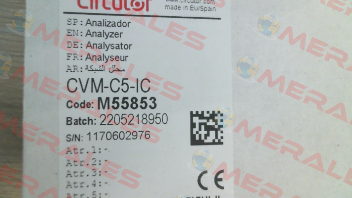 Nr. M55853 Type CVM-C5-IC Circutor