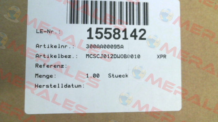 300AA00095A / MCSCJ012DW0B0010 Vickers (Eaton)