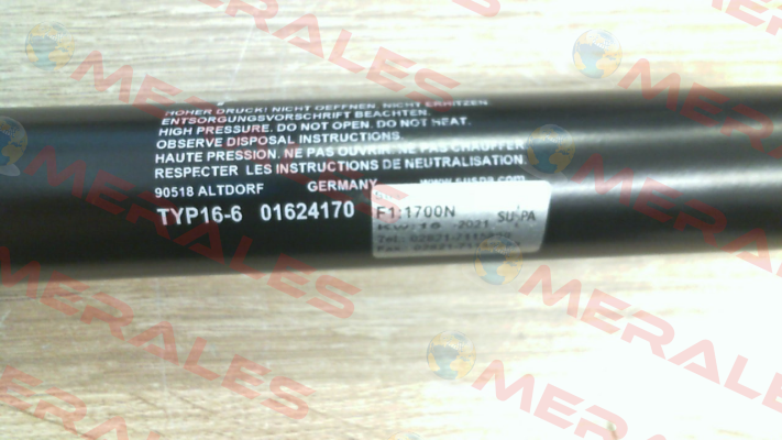 16-6 01601845D old code, L1624076 new code Suspa