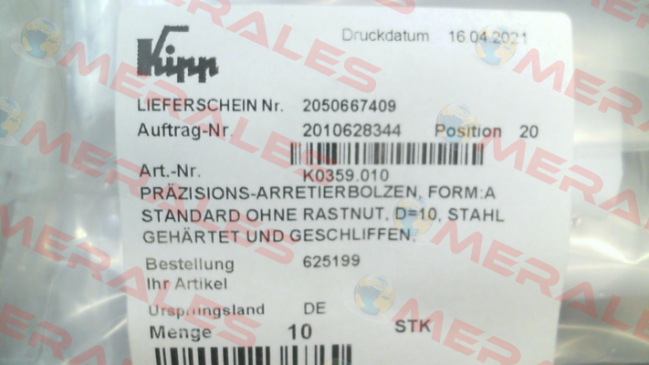 03182-010 (K0359.010) Norelem
