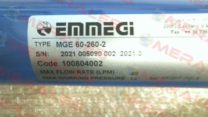 MGE 60-260-2 Emmegi