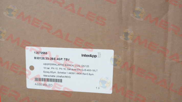 B30125.33-2BE.4GP.TSV InterApp