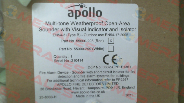 55000-29 Apollo