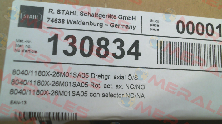 8040/1180X-26M01SA05 Stahl