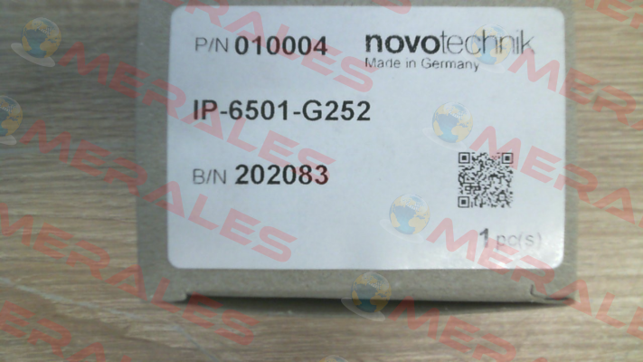 P/N: 400010004 Type: IP-6501-G252 Novotechnik