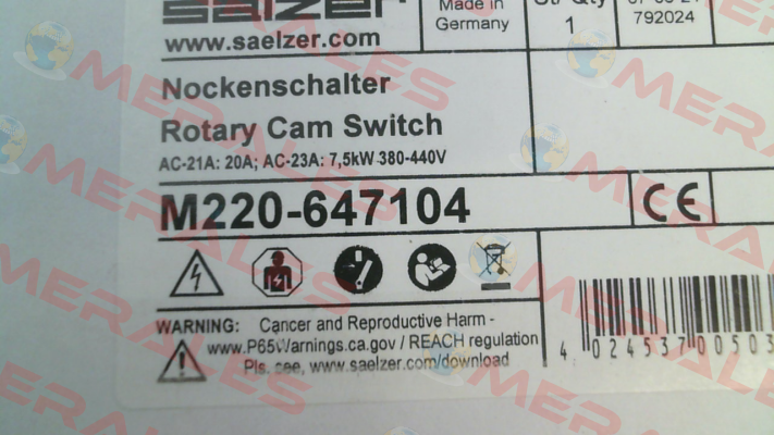 M220-647104 Salzer