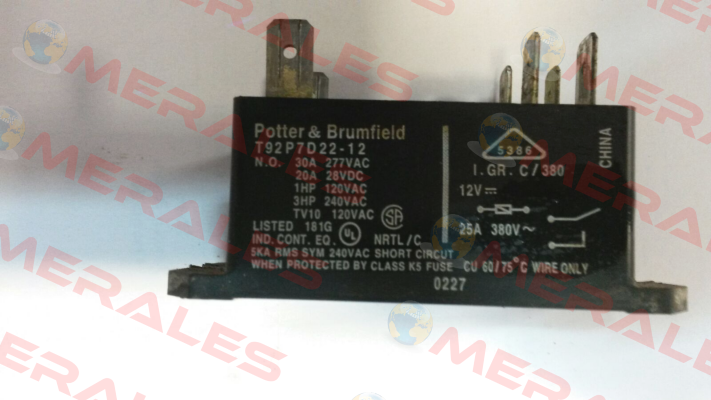 T92P7D22-12 TE Connectivity (Tyco Electronics)